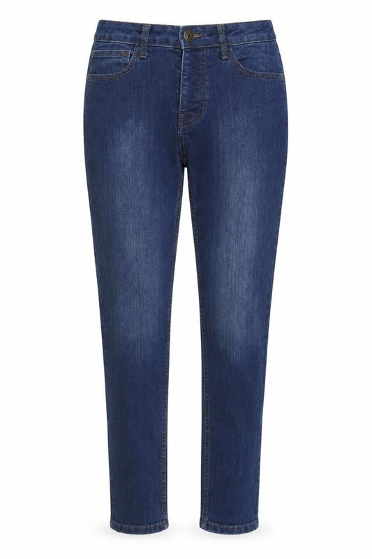 Front view of Denim Co. Women's Blue Skinny Jeans W30 L30 Cotton Blend