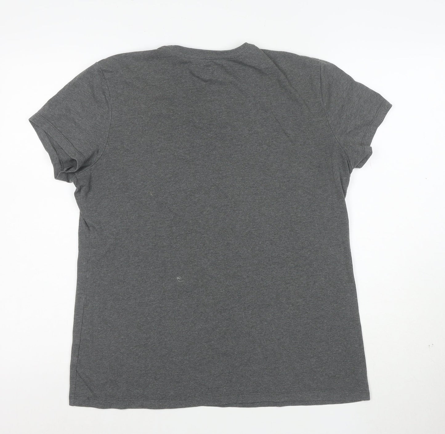 The North Face Womens Grey Classic Fit Short Sleeve T-Shirt L