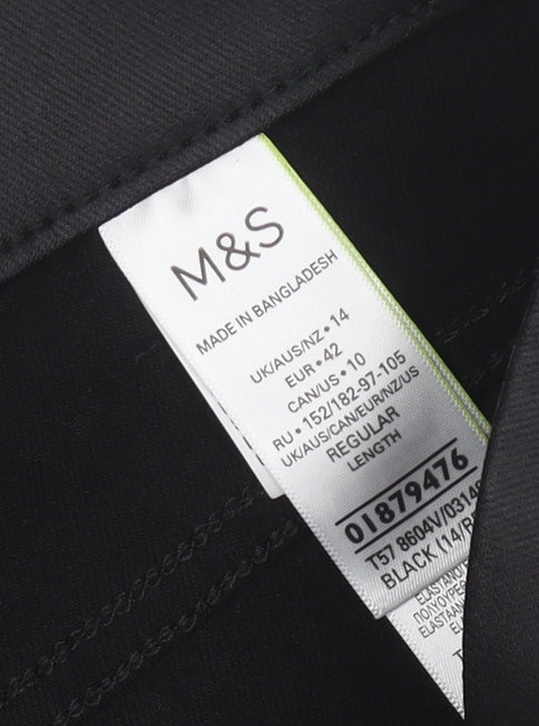 Marks and Spencer Women's Black Jegging Jeans Size 14 Regular Stretch
