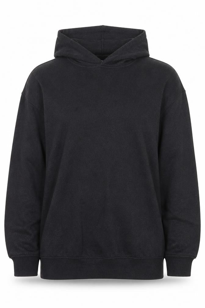 Nike Women's Black M Pullover Hoodie Cotton Blend Casual Sweatshirt