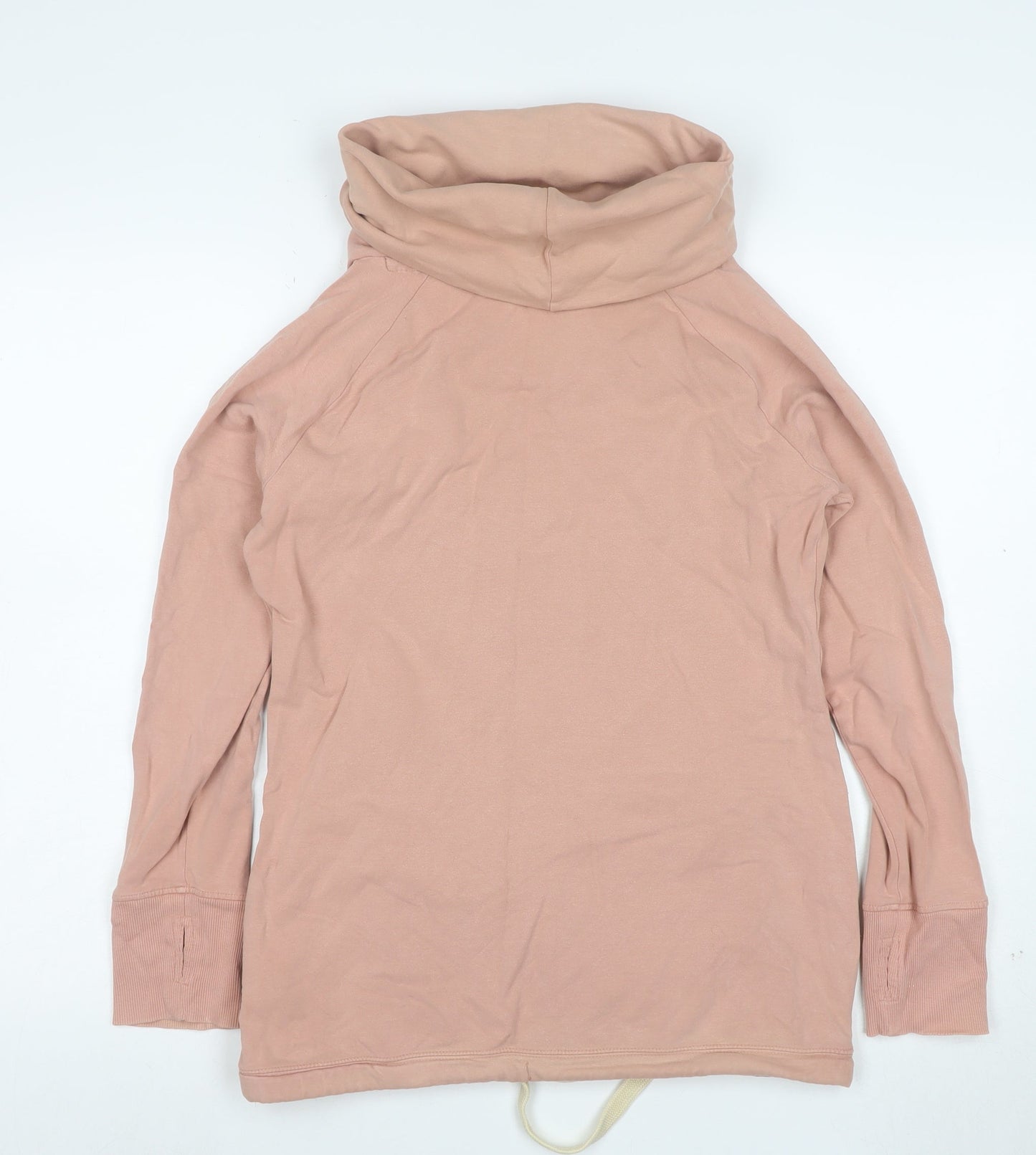 Next Women Pink Long Sleeve Cowl Neck Pullover Hoodie Size 10