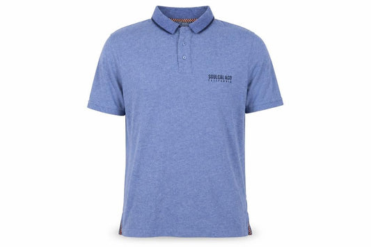 SoulCal & Co Mens Blue M Collared Short Sleeve Polo Shirt