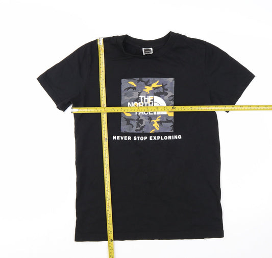 The North Face Boys Black XL Graphic Outdoor T-Shirt
