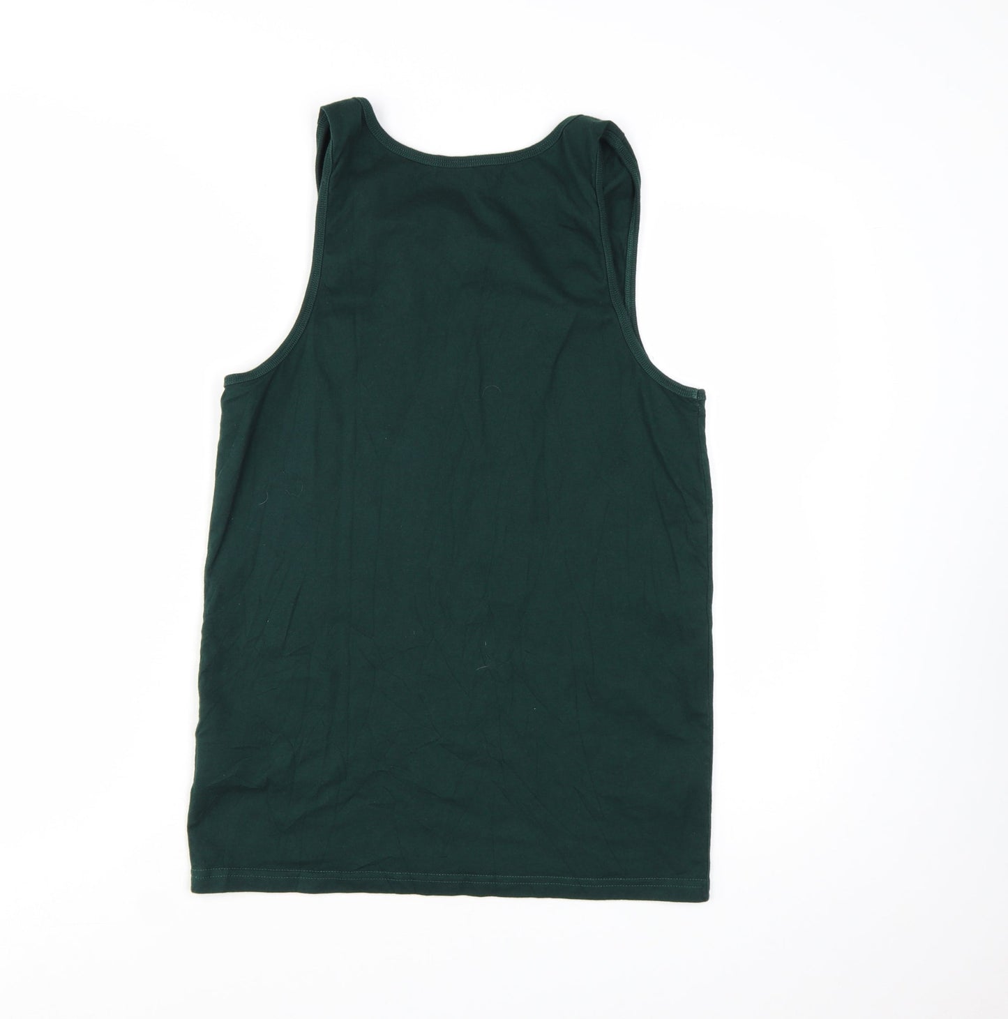Carhartt WIP Men's Green Sleeveless Cotton Tank Top Size S