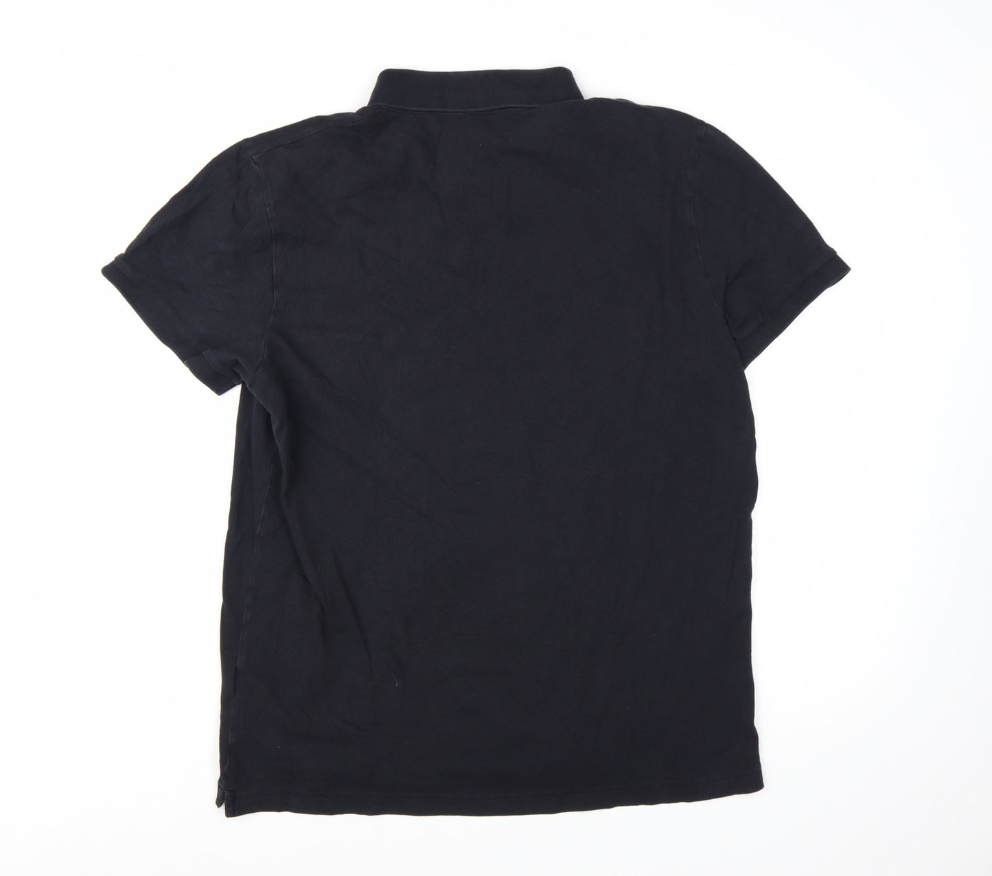 Hugo Boss Men’s Black Slim Fit Polo Shirt XXL Cotton Elastane