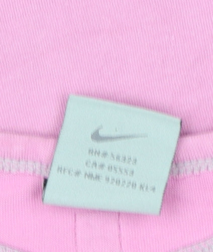 Nike Women's Pink Dri-FIT Athletic T-Shirt Size S