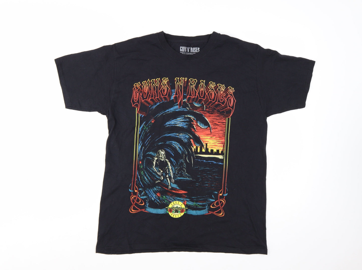 Guns N' Roses Women's Black Medium Graphic Rock T-Shirt