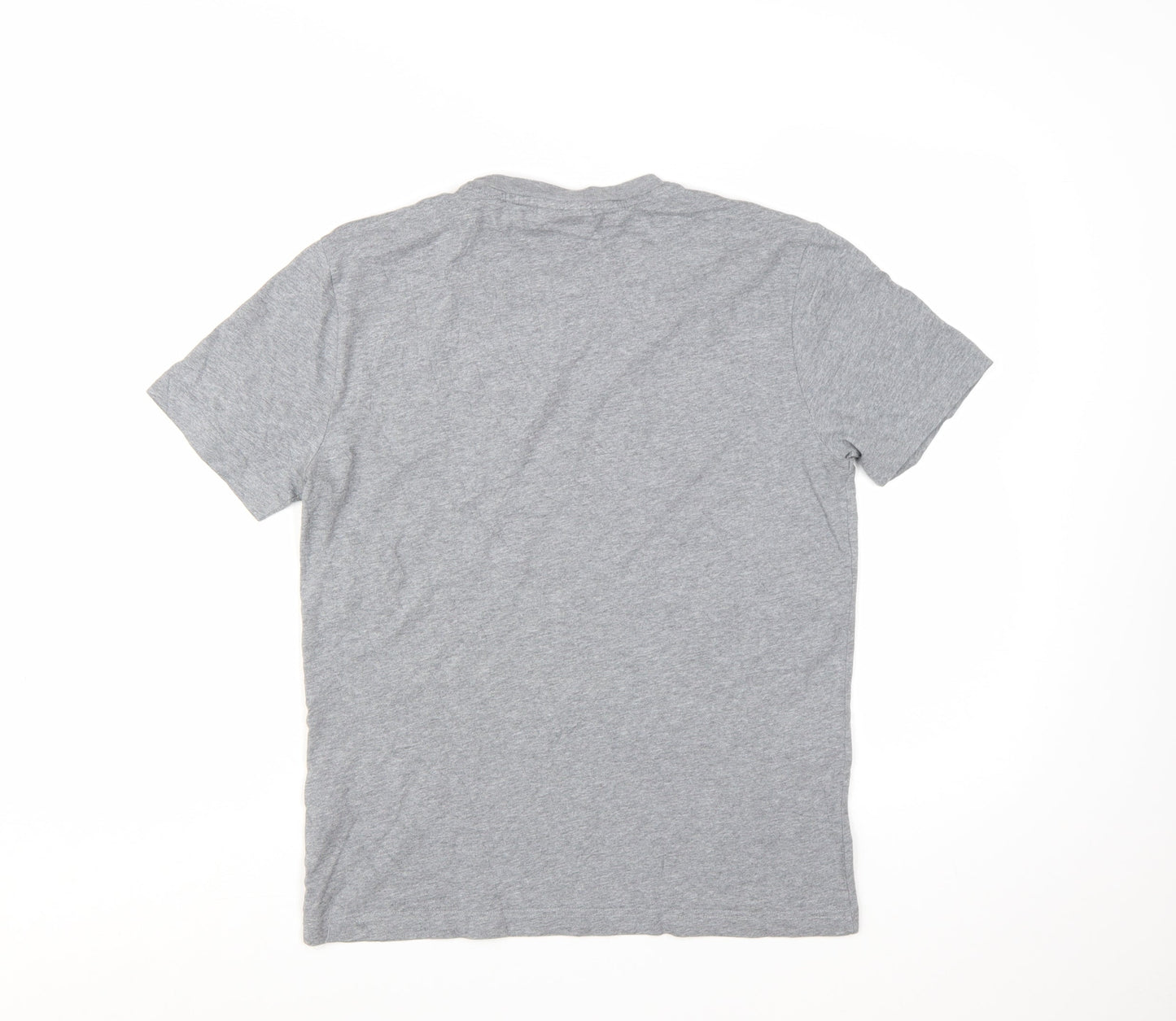 Calvin Klein Men's Grey Crew Neck Cotton T-Shirt M