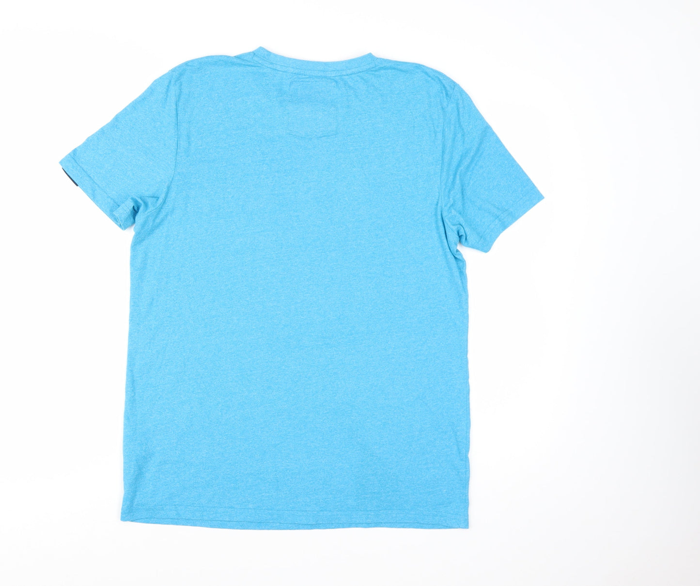Tokyo Laundry Men's Blue Crew Neck Graphic T-Shirt Size M Cotton Blend