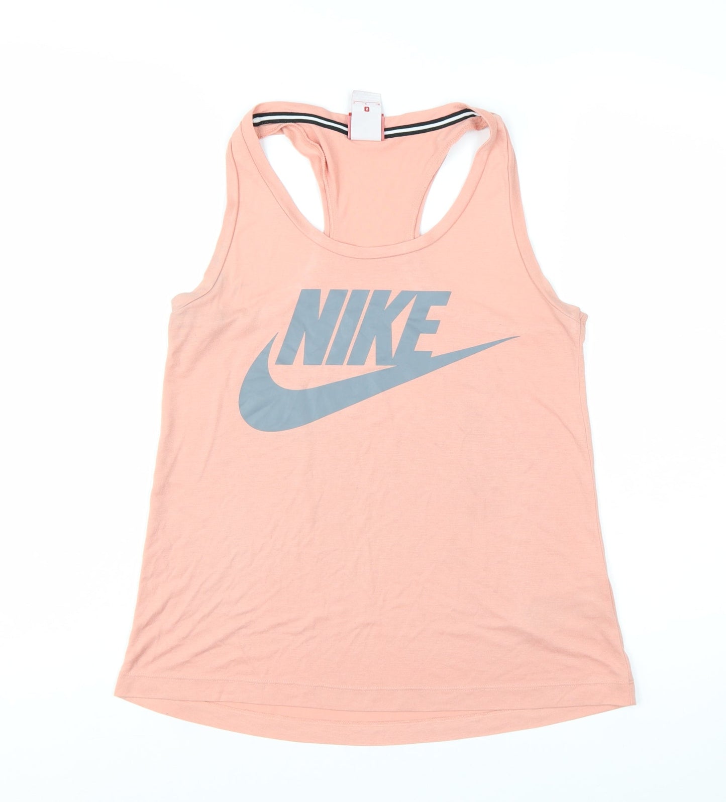 Nike Women Pink Racerback Tank Top S Lightweight Sportswear