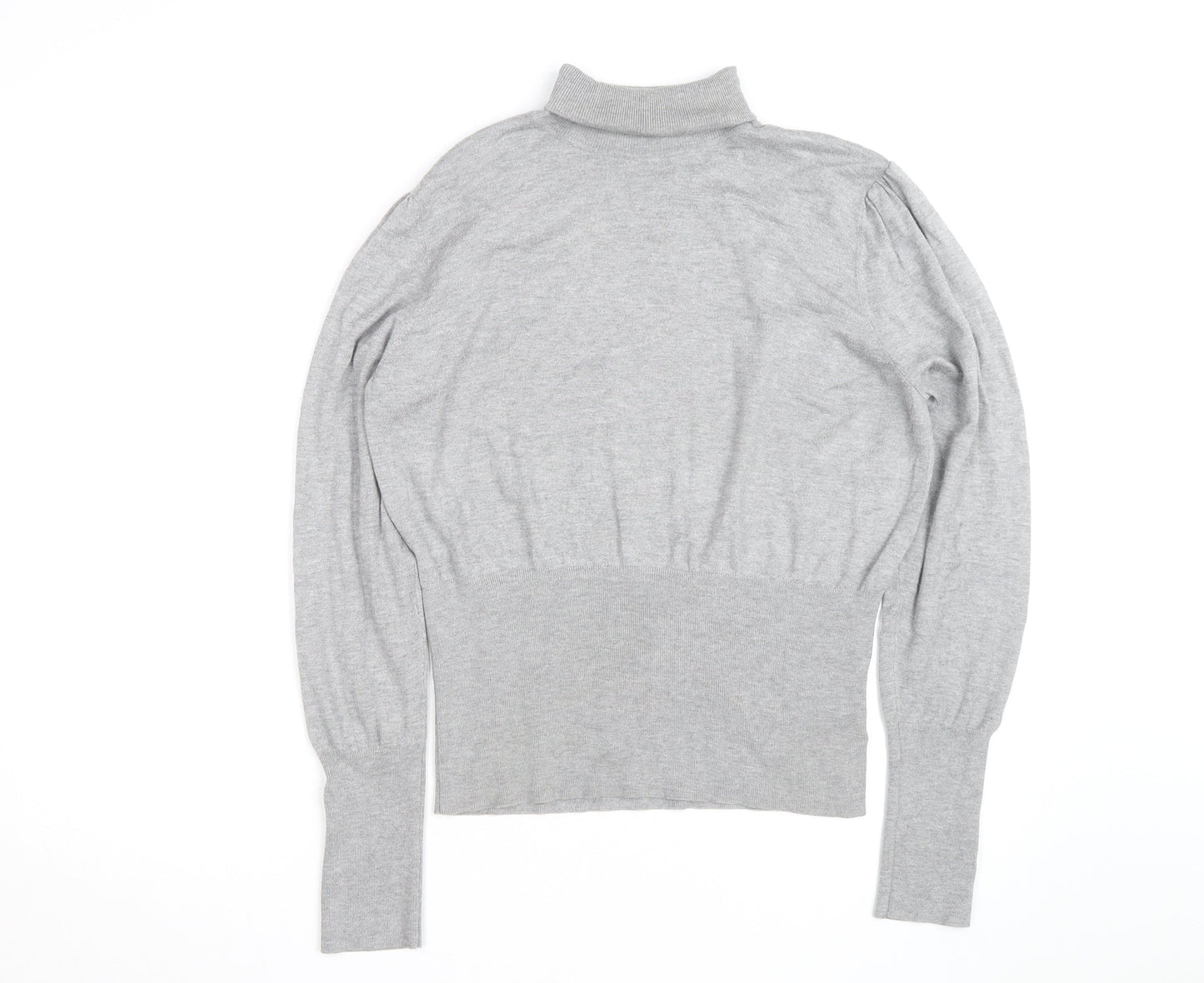Next Women Grey Roll Neck Long Sleeve Pullover Jumper Size 20