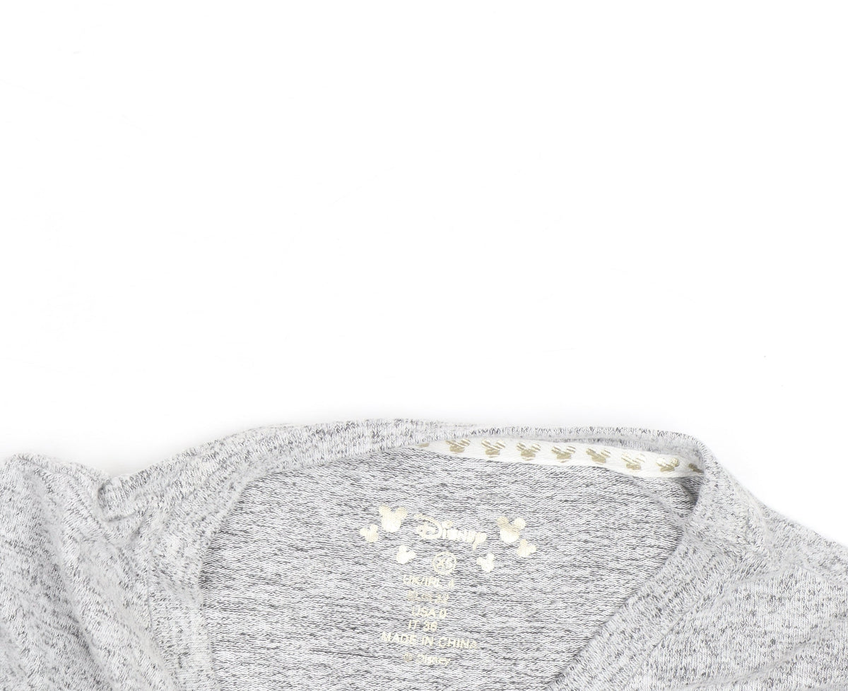 Additional view of Disney Women’s Grey Mickey Mouse jumper, size UK 10