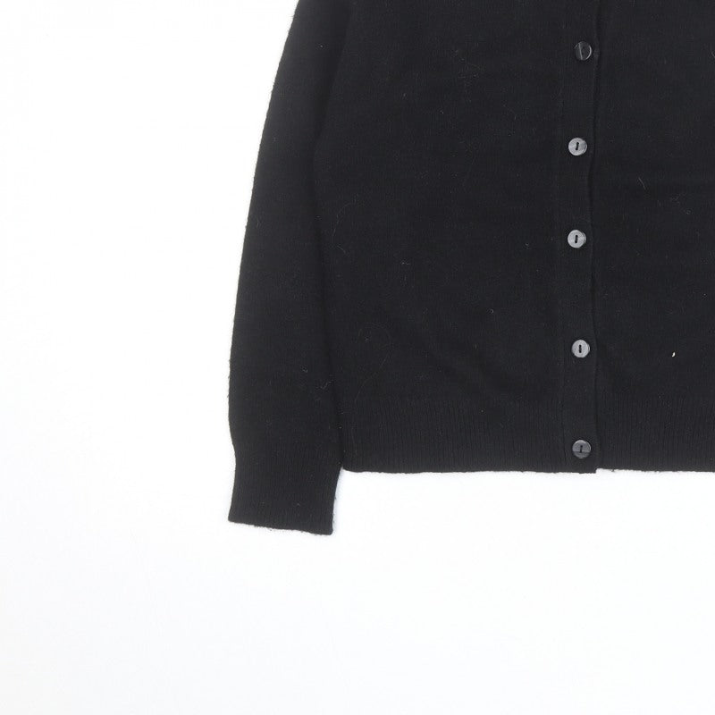 Additional view of New Look Men’s Black S Button-Up Cardigan Knit Jumper