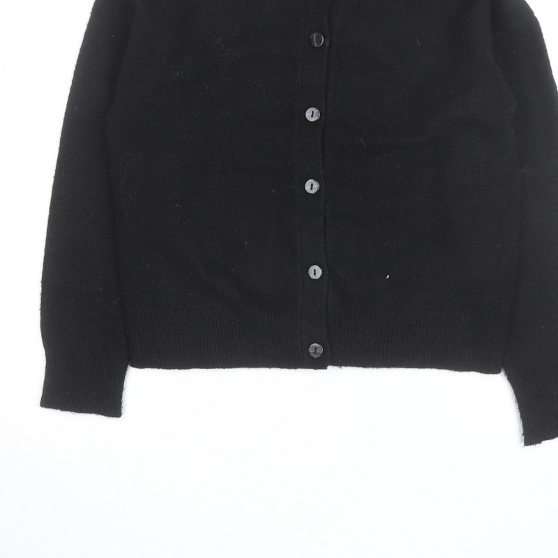 Additional view of New Look Men’s Black S Button-Up Cardigan Knit Jumper