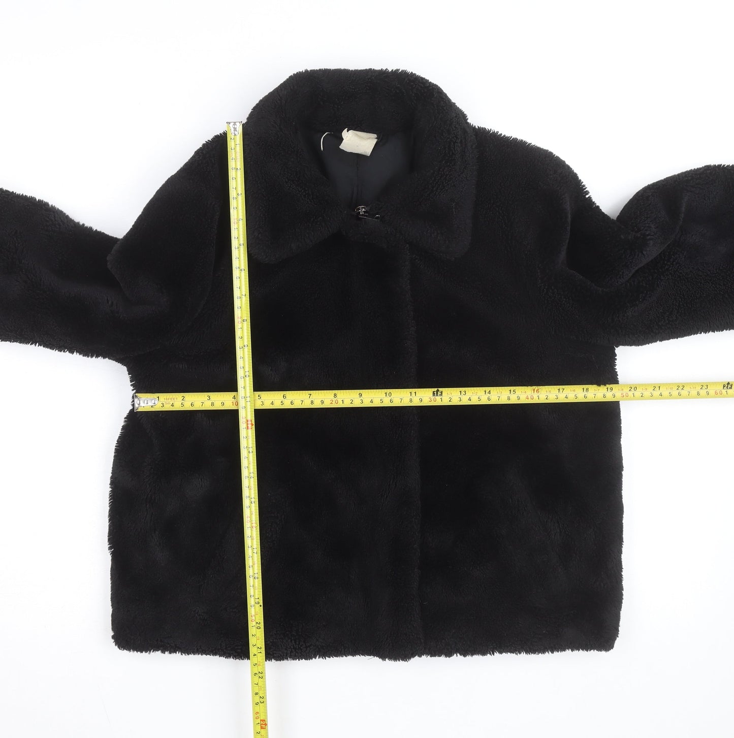 Sud Express Women’s Black Faux Fur Bomber Jacket Size S