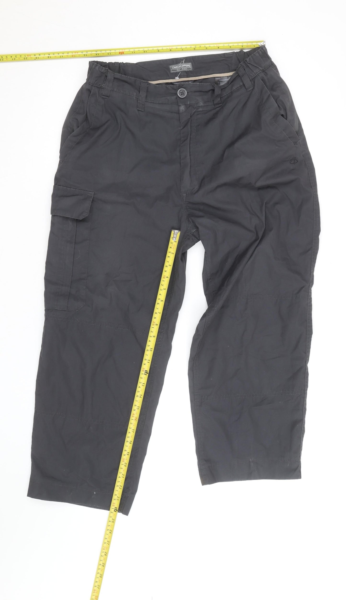 Craghoppers Men's Black Cargo Trousers 2XS Regular Fit Outdoor