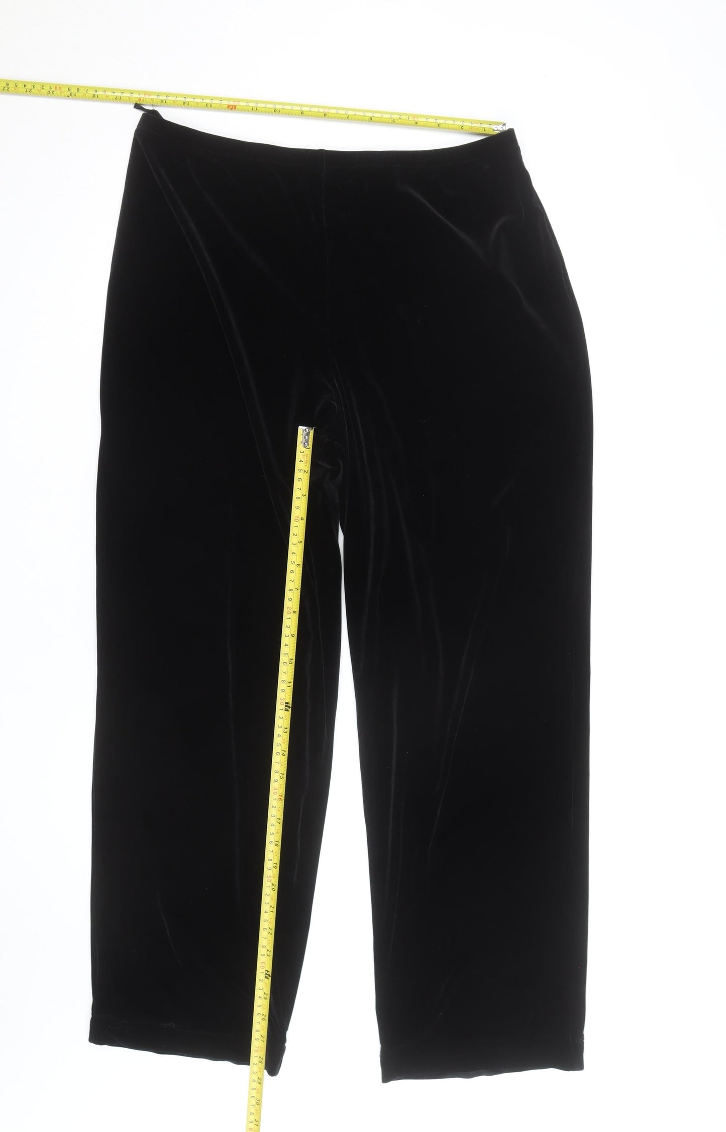 Simone Jeffery Women’s Black Velvet Dress Pants Size 12