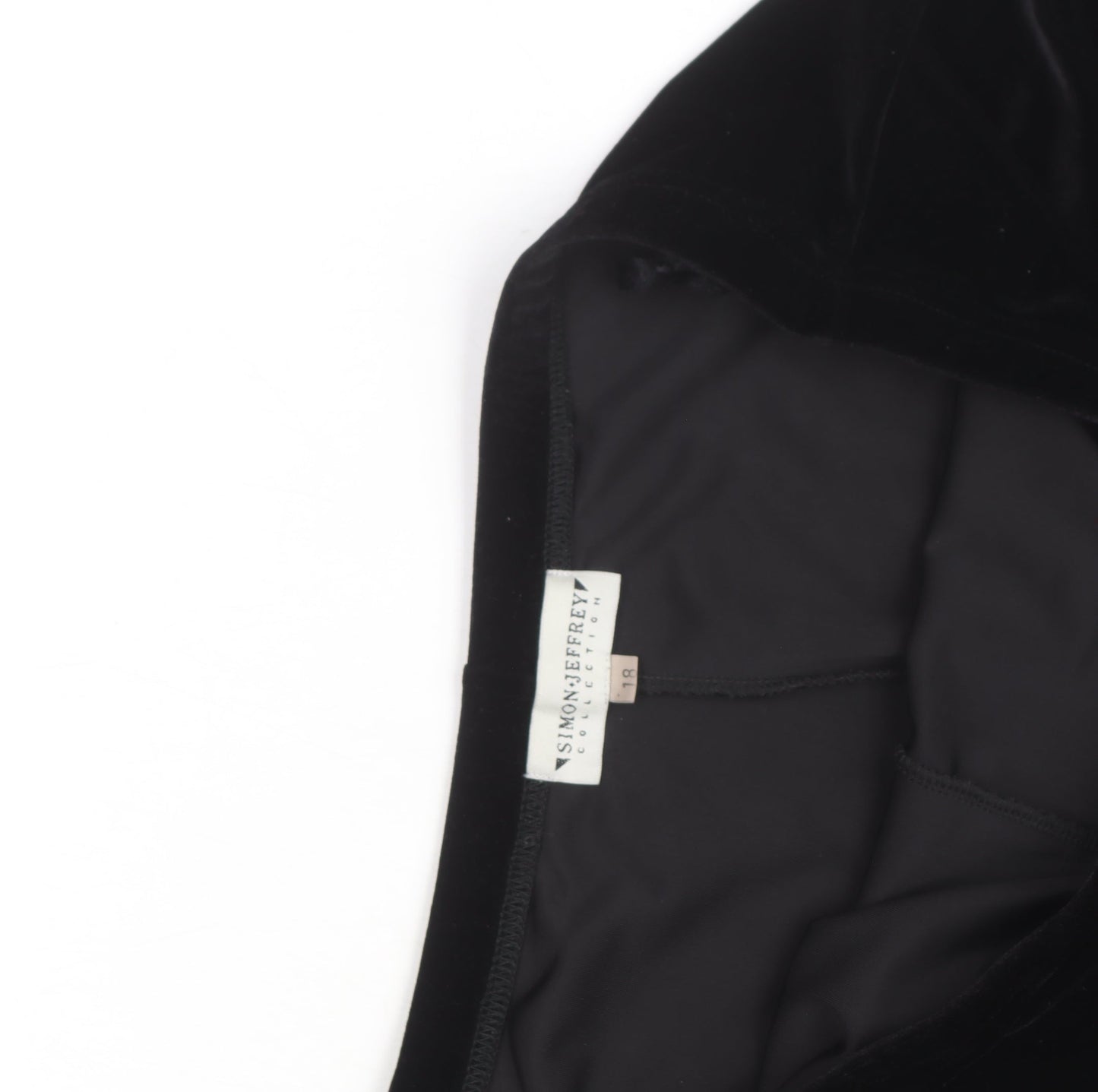Simone Jeffery Women’s Black Velvet Dress Pants Size 12