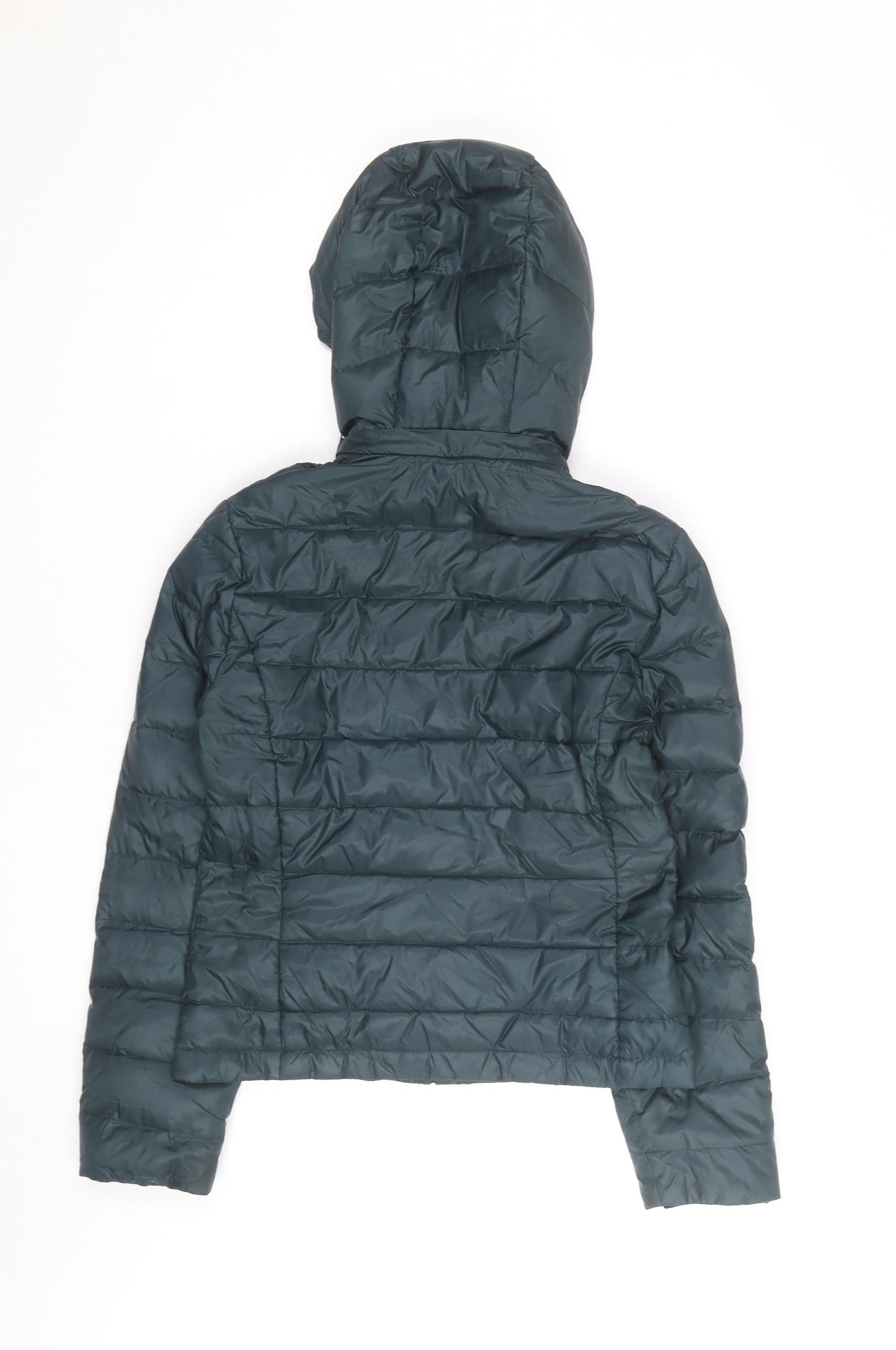 Jack Wills Womens Green Size 10 Hooded Puffer Jacket