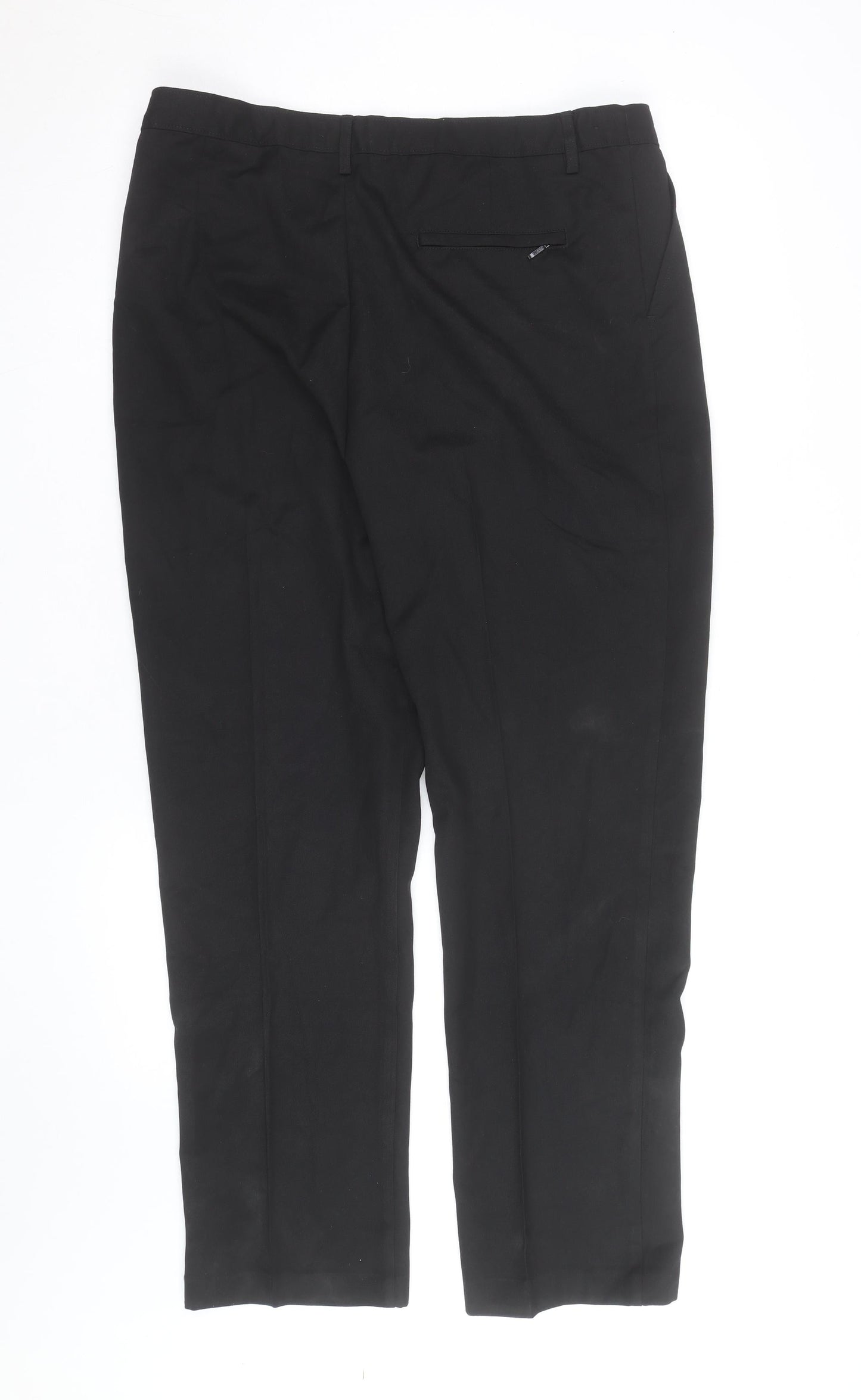 Marks and Spencer Men's Black Regular Fit Dress Pants 31W 31L