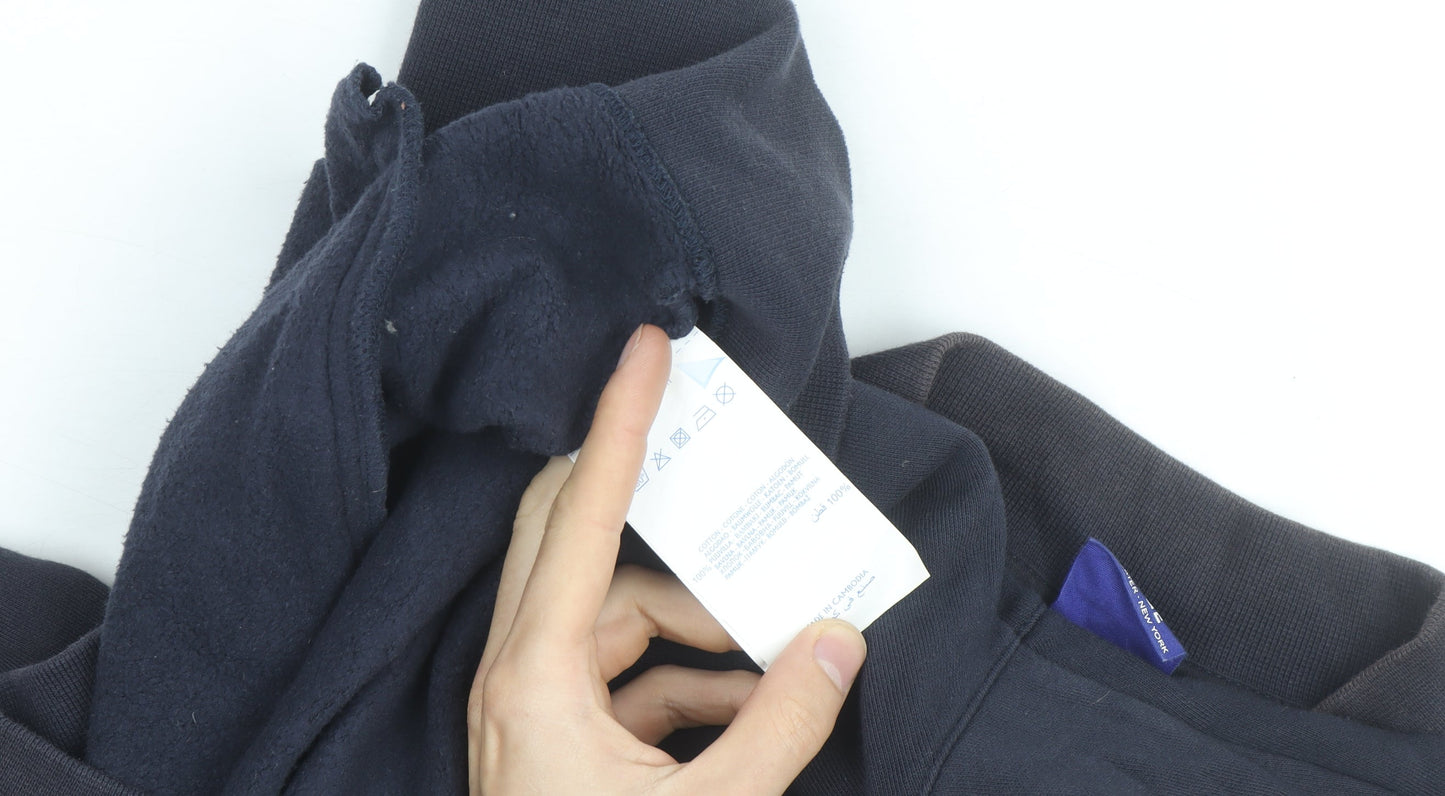 Champion Men's Black Large Full Zip Fleece Basic Activewear Jacket