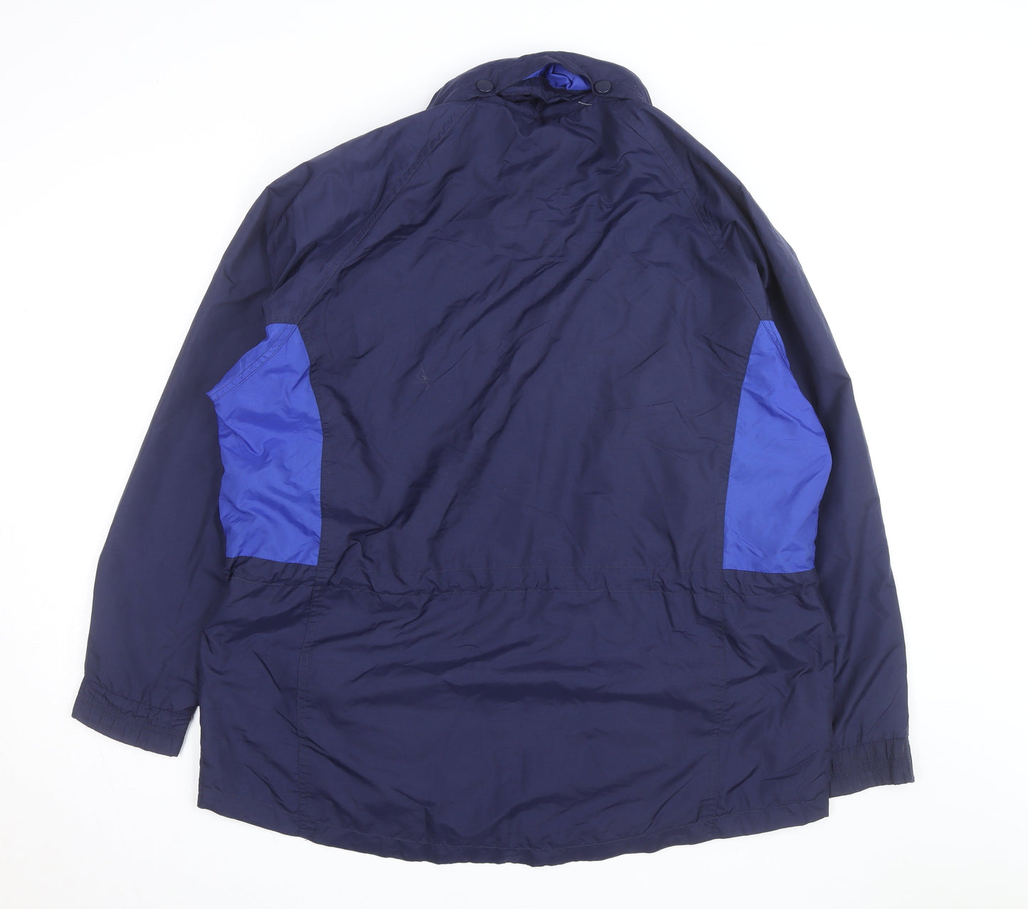 Cottage Essentials Men’s Blue XL Windbreaker Nylon Hooded Jacket