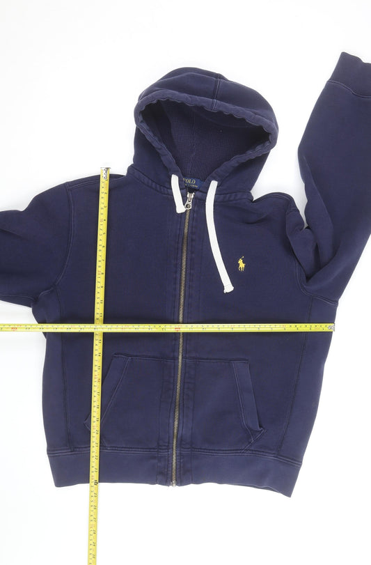 Polo Ralph Lauren Men’s Blue Full Zip Hoodie Sweatshirt L