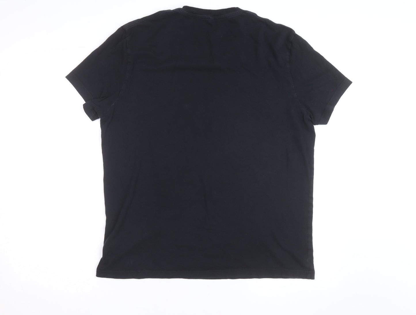 Jack Wills Men's Black XL Cotton Crew Neck Logo T-Shirt