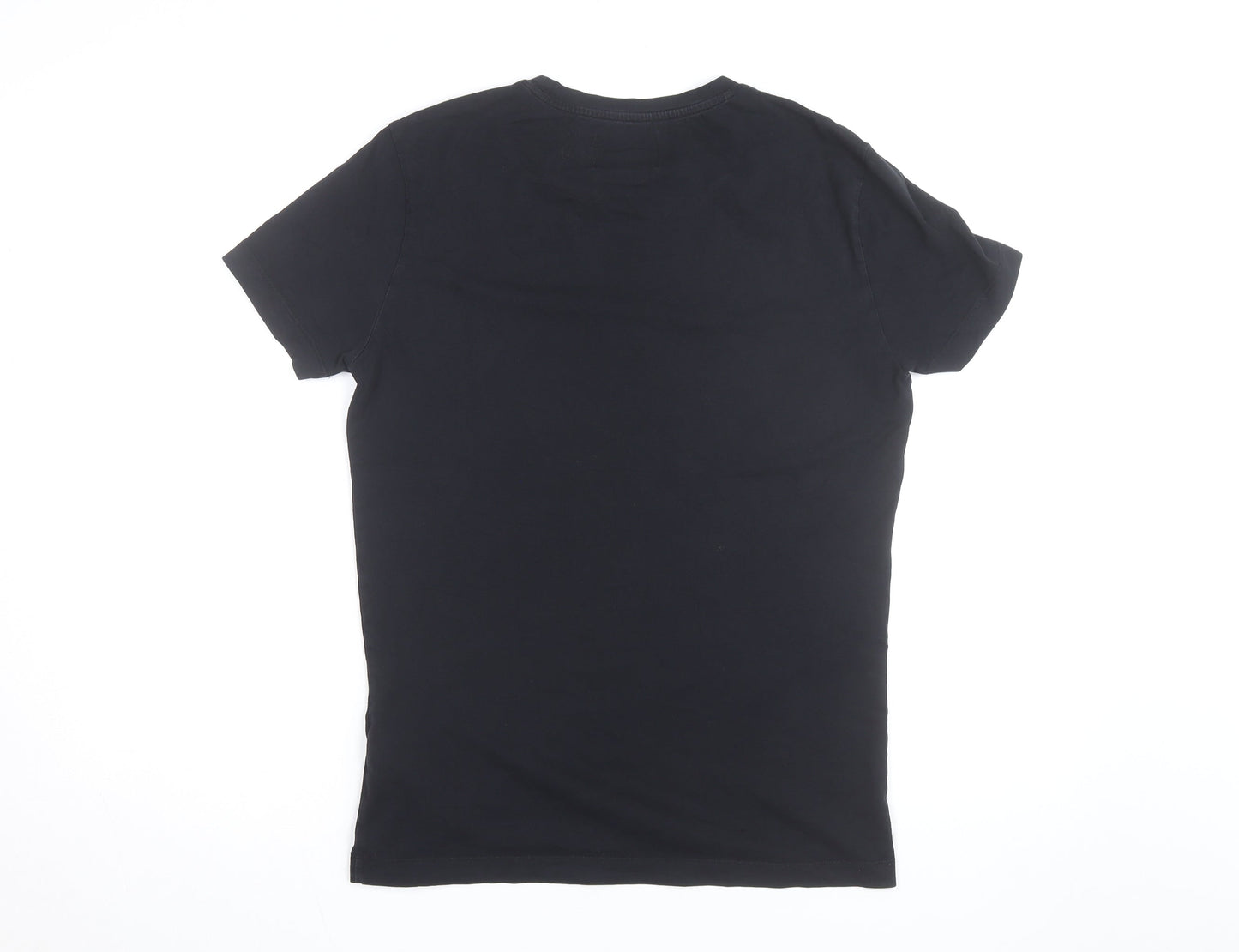 Calvin Klein Jeans Men's Black Logo Cotton T-Shirt Size M