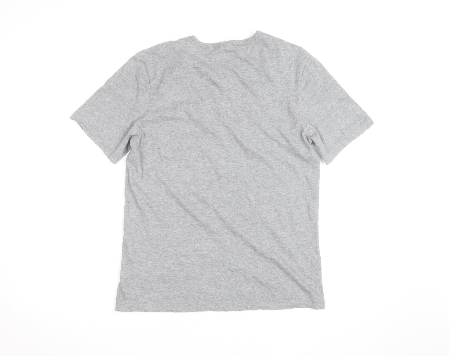 Hugo Boss Men's Grey Crew Neck Cotton T-Shirt Size M Classic Fit