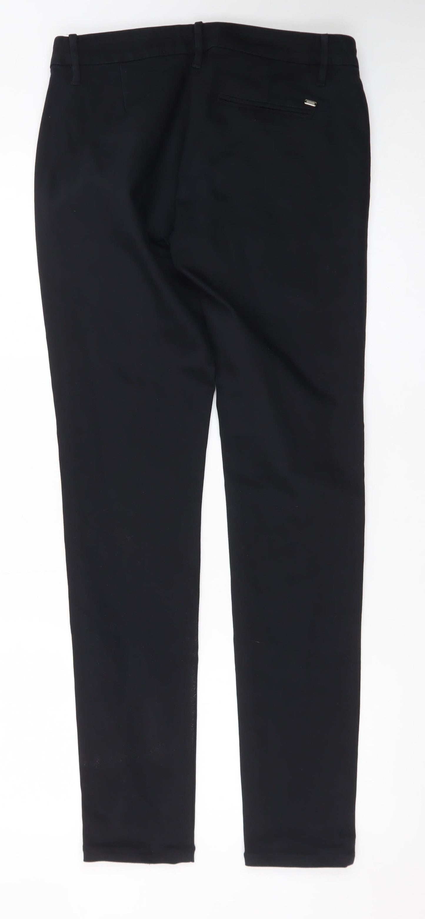 Tommy Hilfiger Women's Black Slim Fit Stretch Trousers Size 6
