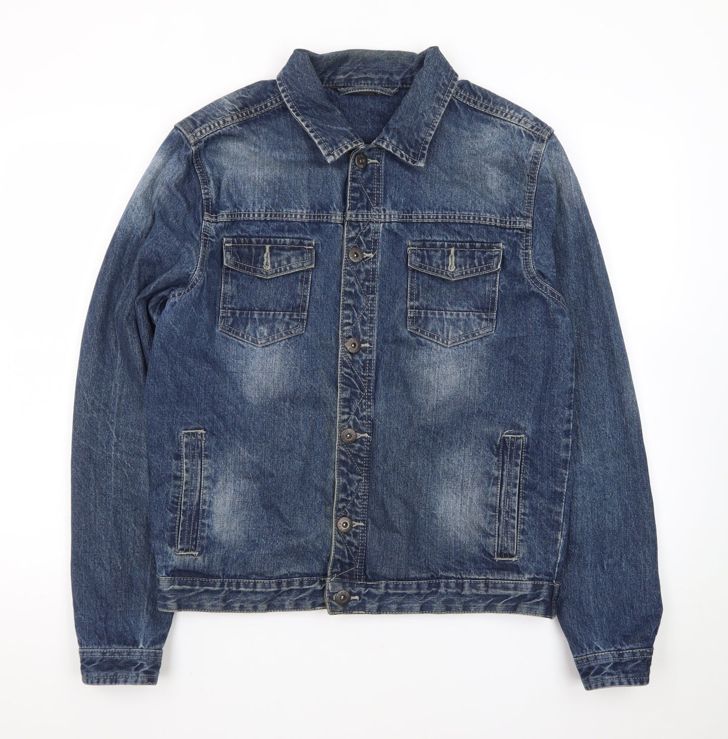 Livergy Women’s Blue Denim Cotton Jacket Size 22 Classic Style