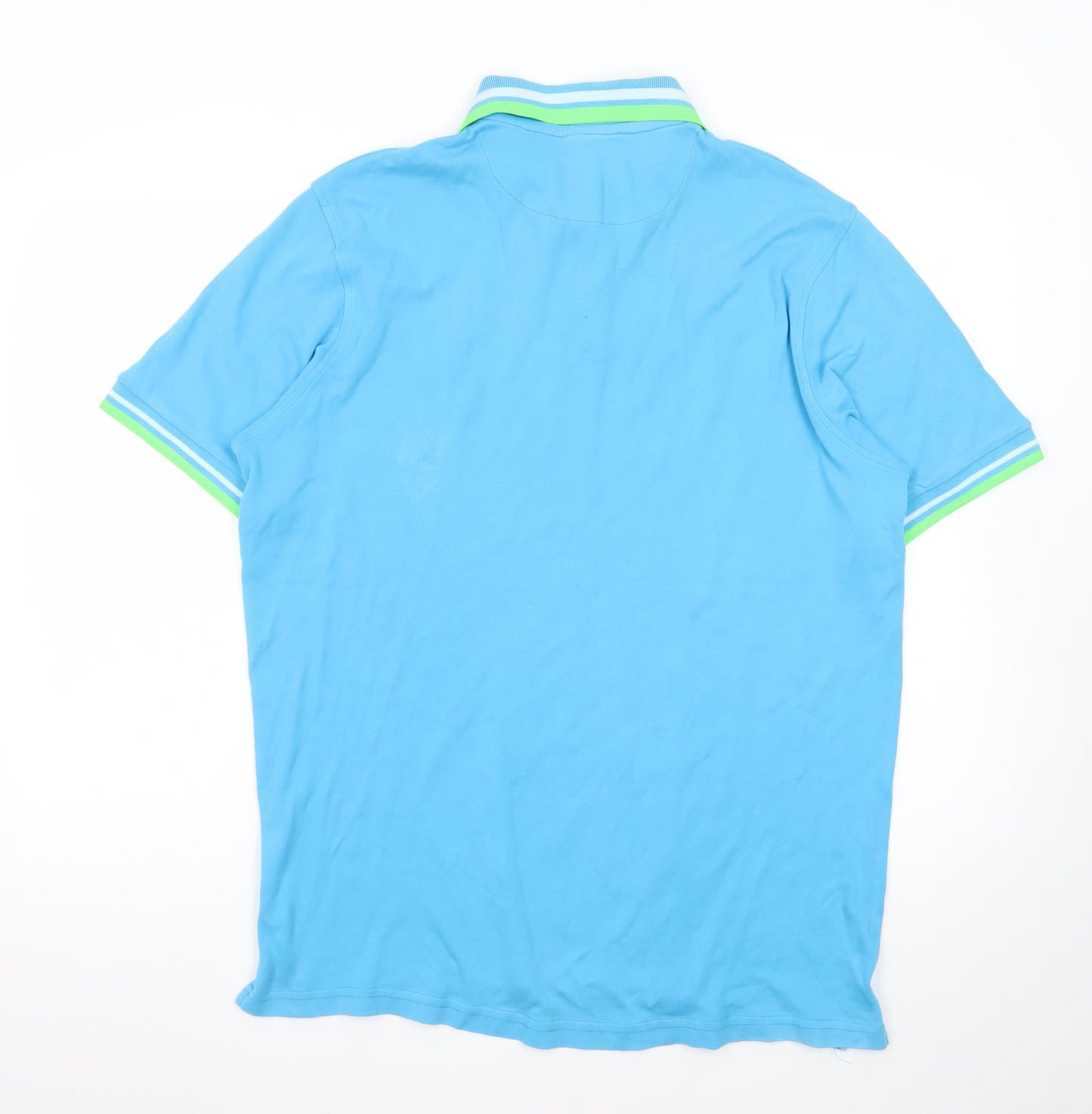 Ralph Lauren Men’s Blue 2XL Cotton Polo Shirt with Logo