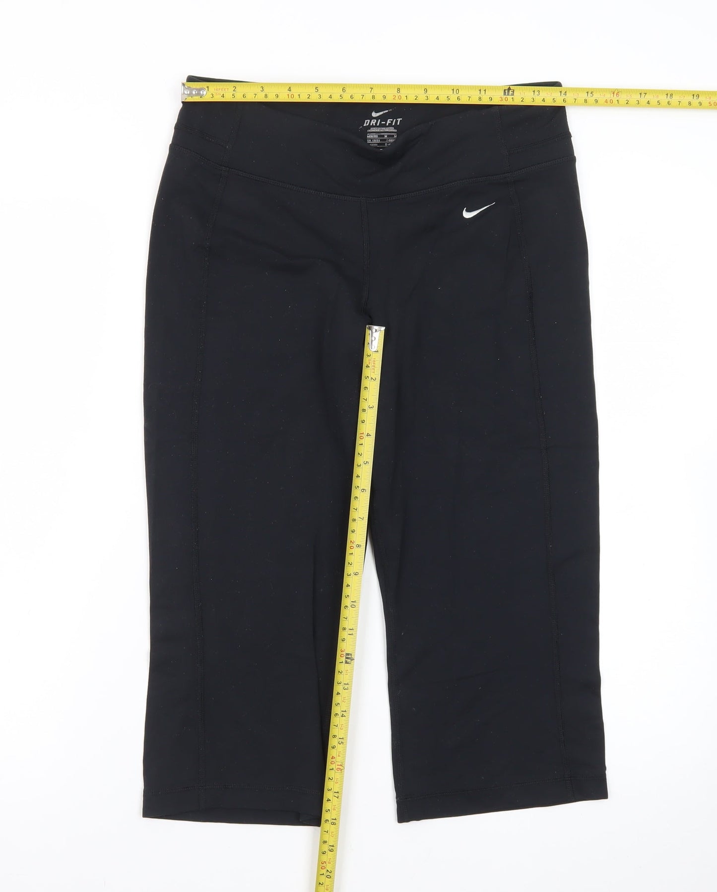 Nike Women's Black Dri-FIT Capri Leggings Size M (12/14)
