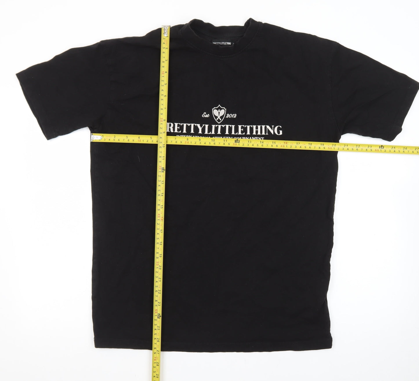 PrettyLittleThing Women’s Black XS Basic Cotton T-Shirt
