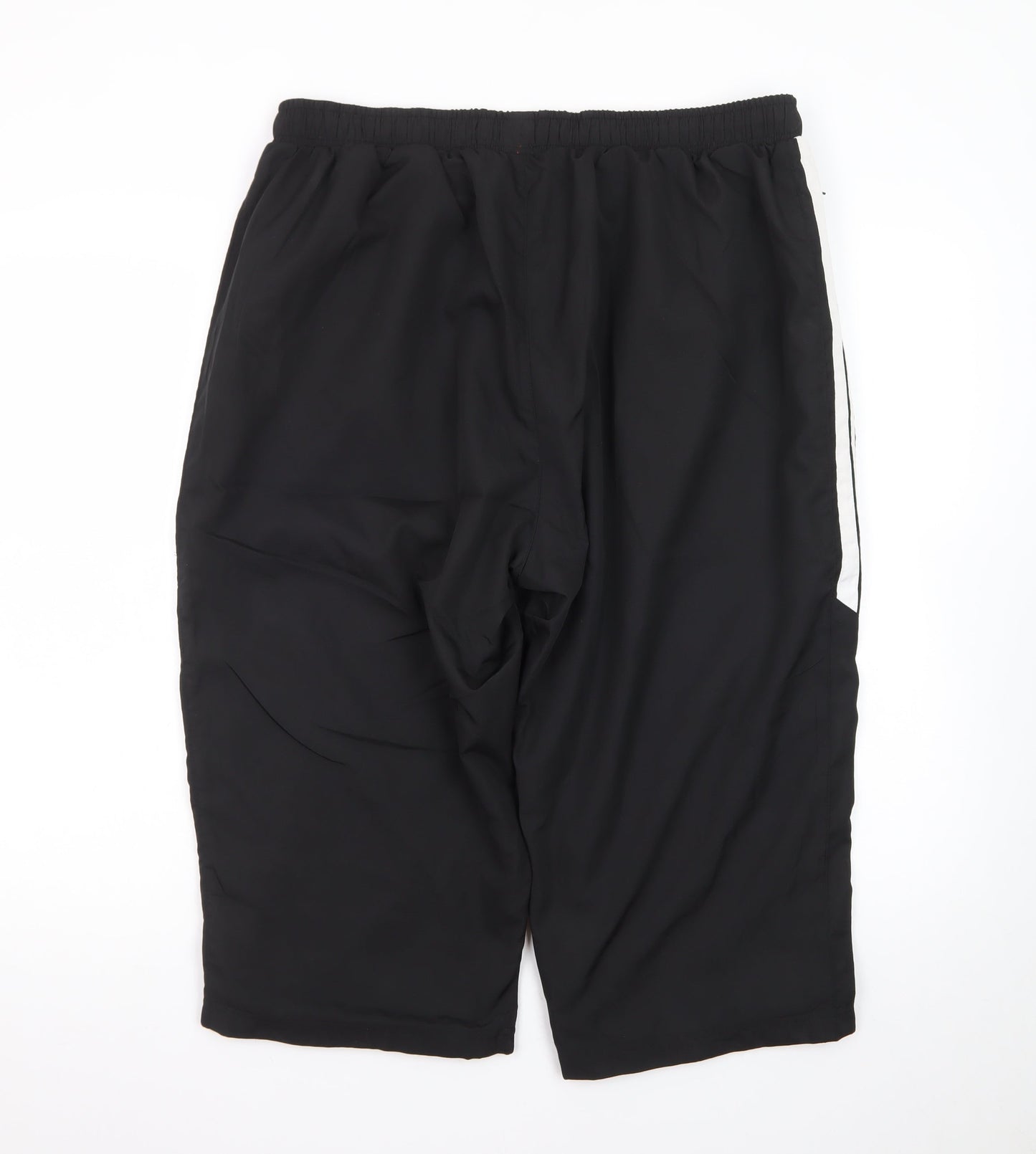Lonsdale Men’s Black 2XL Sweat Shorts with Stripe Detail