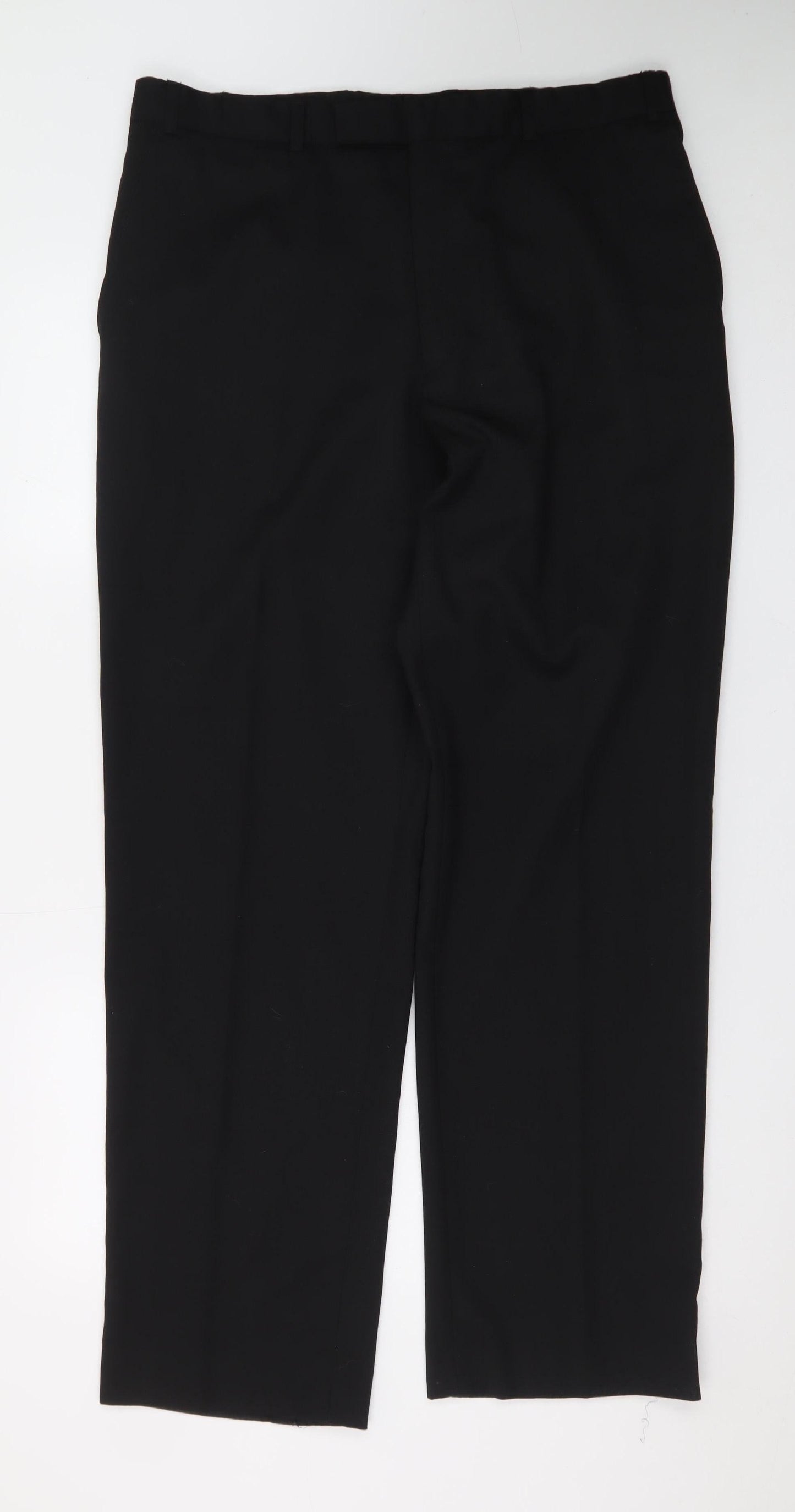 Ben Sherman Men's Black 36in Waist Dress Trousers