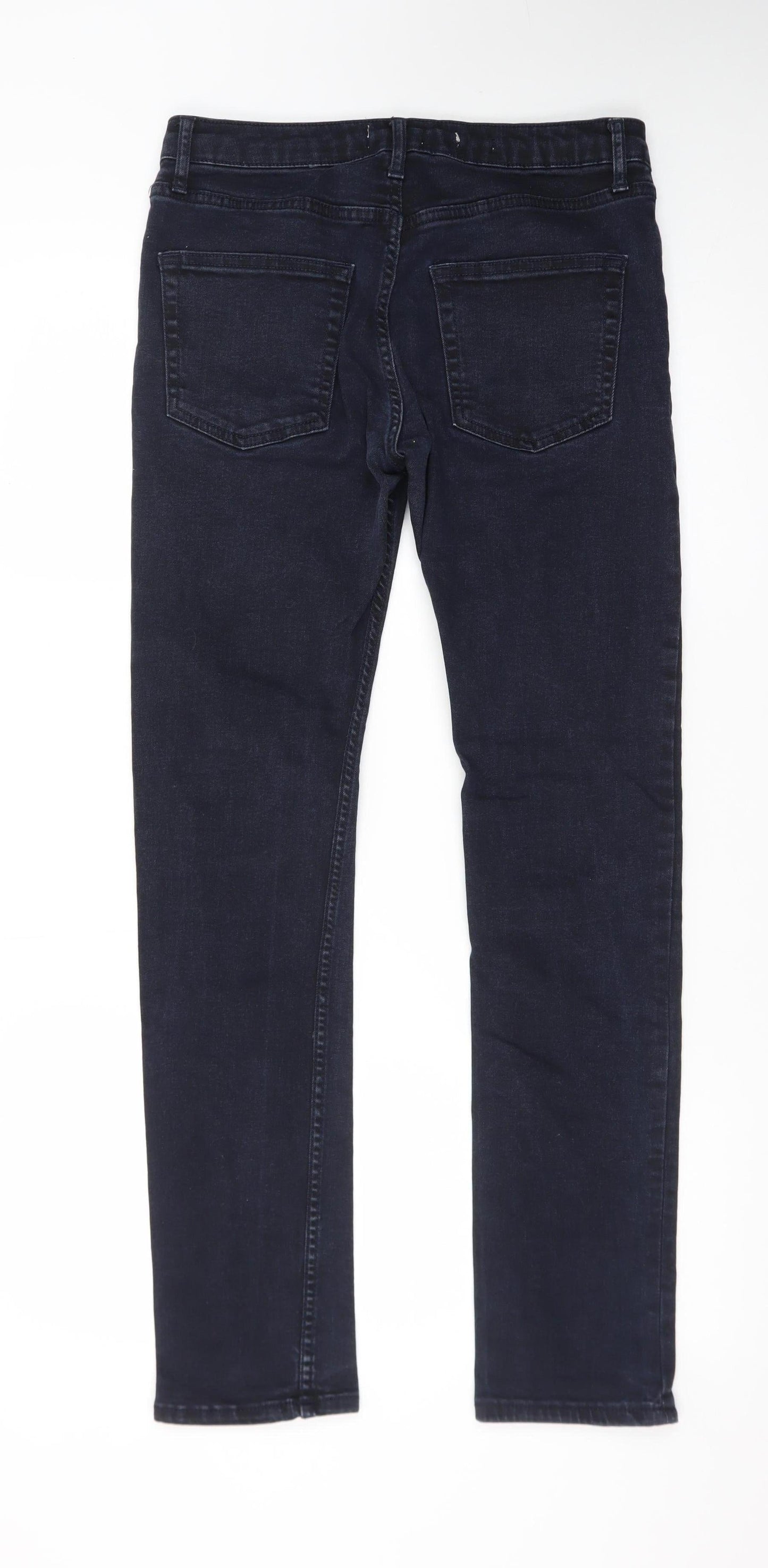 Topman Men's Dark Blue Slim Fit Denim Jeans Size 30R