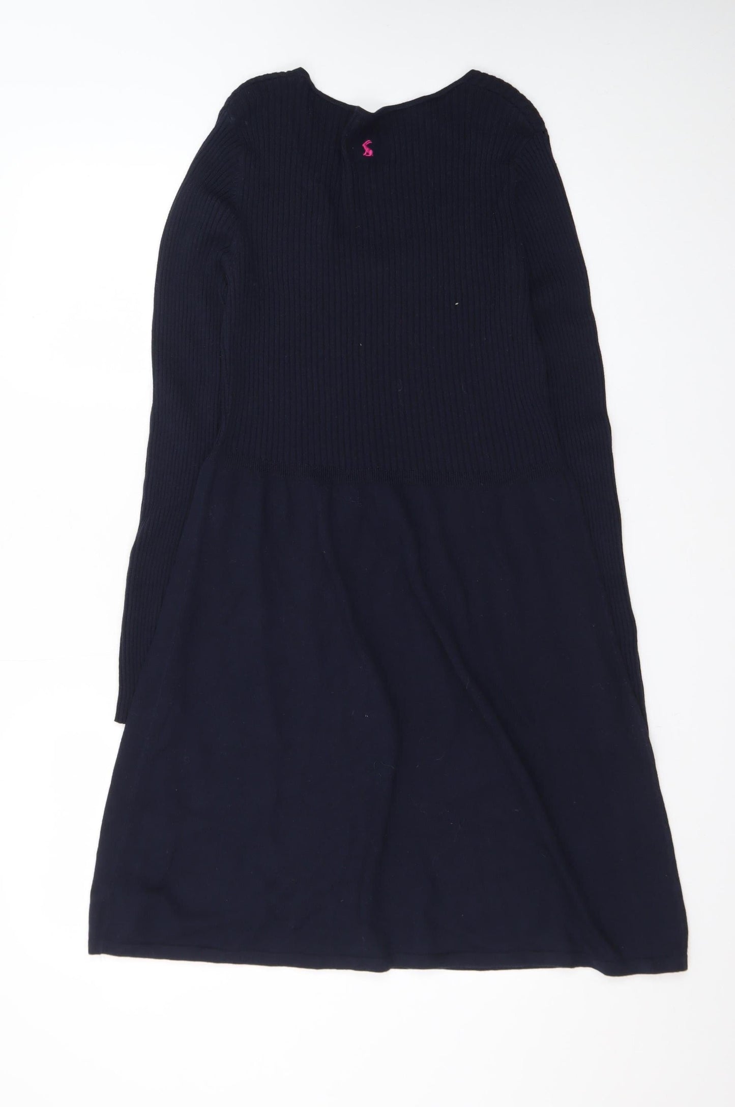 Joules Women's Black Wool Knit Fit & Flare Dress Size 10