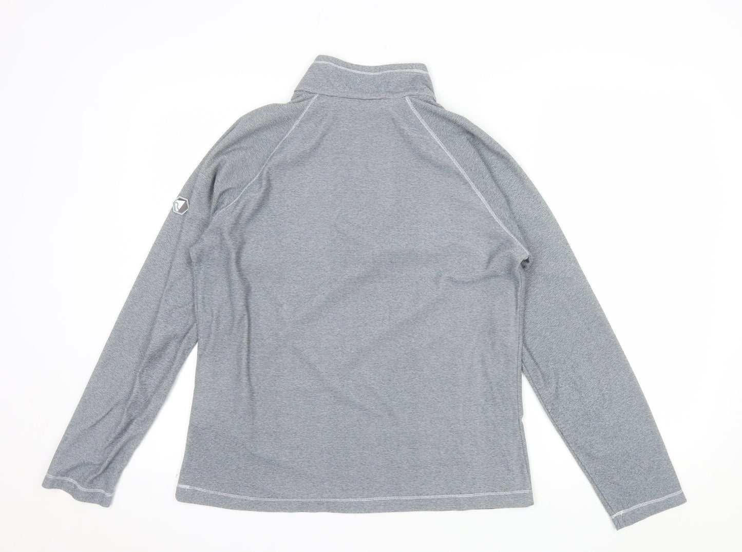 Regatta Women's Grey Half Zip Lightweight Pullover Sweatshirt UK 12