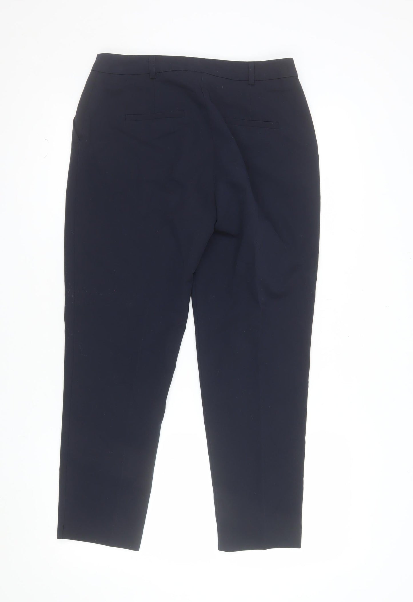 Dorothy Perkins Womens Black Slim Tapered Work Trousers Size 8