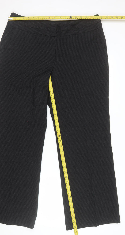 Marks and Spencer Women’s Black Size 16 Stretch Knit Trousers