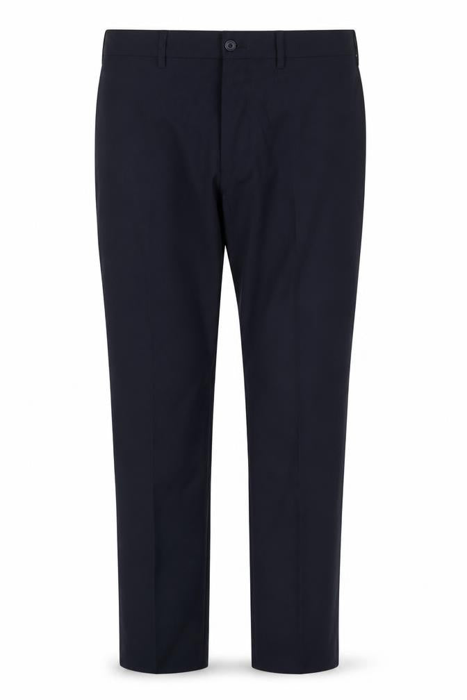 Marks and Spencer Mens Navy Blue Slim Fit Dress Trousers 40W 31L