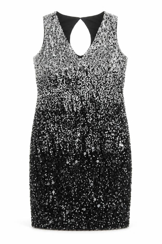 Front view of Roman Women’s Multicoloured, size UK 16, Sequin Bodycon Party Dress
