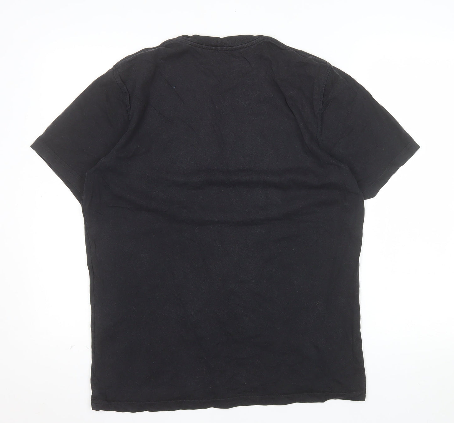 Billabong Men’s Black Cotton Graphic Surf T-Shirt Size M Regular Fit