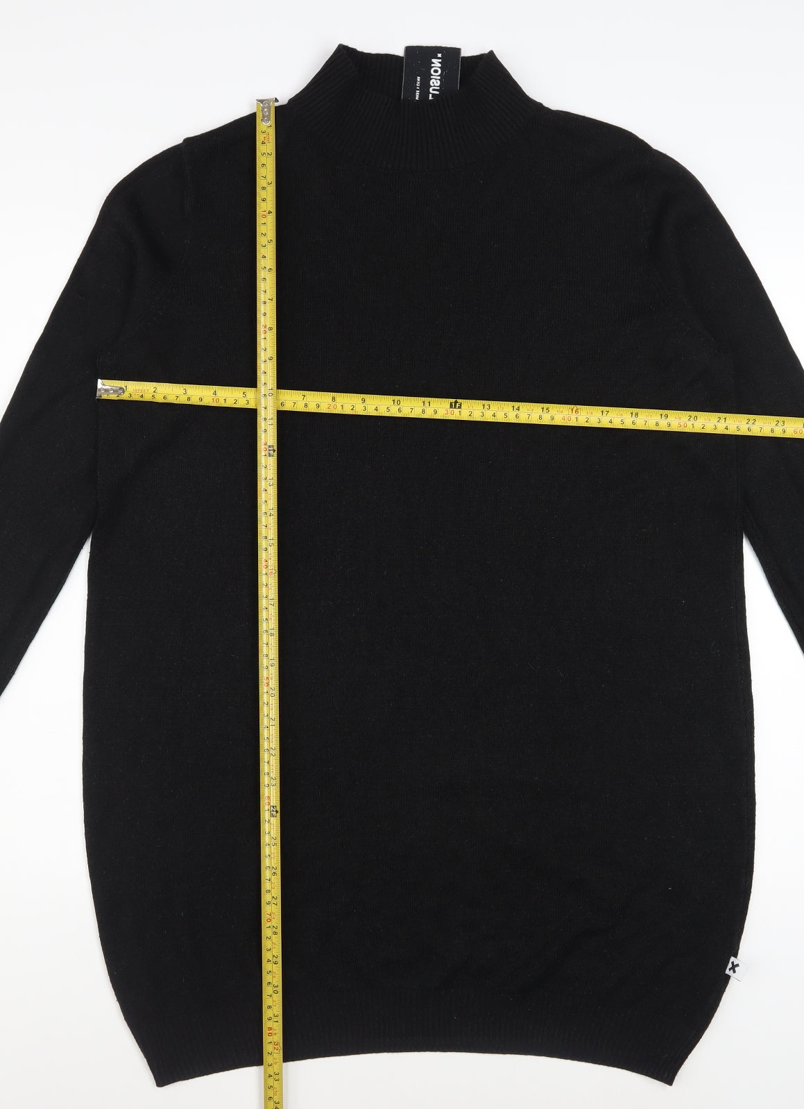 Collusion Women's Black High Neck Long Sleeve Jumper Dress Size 10
