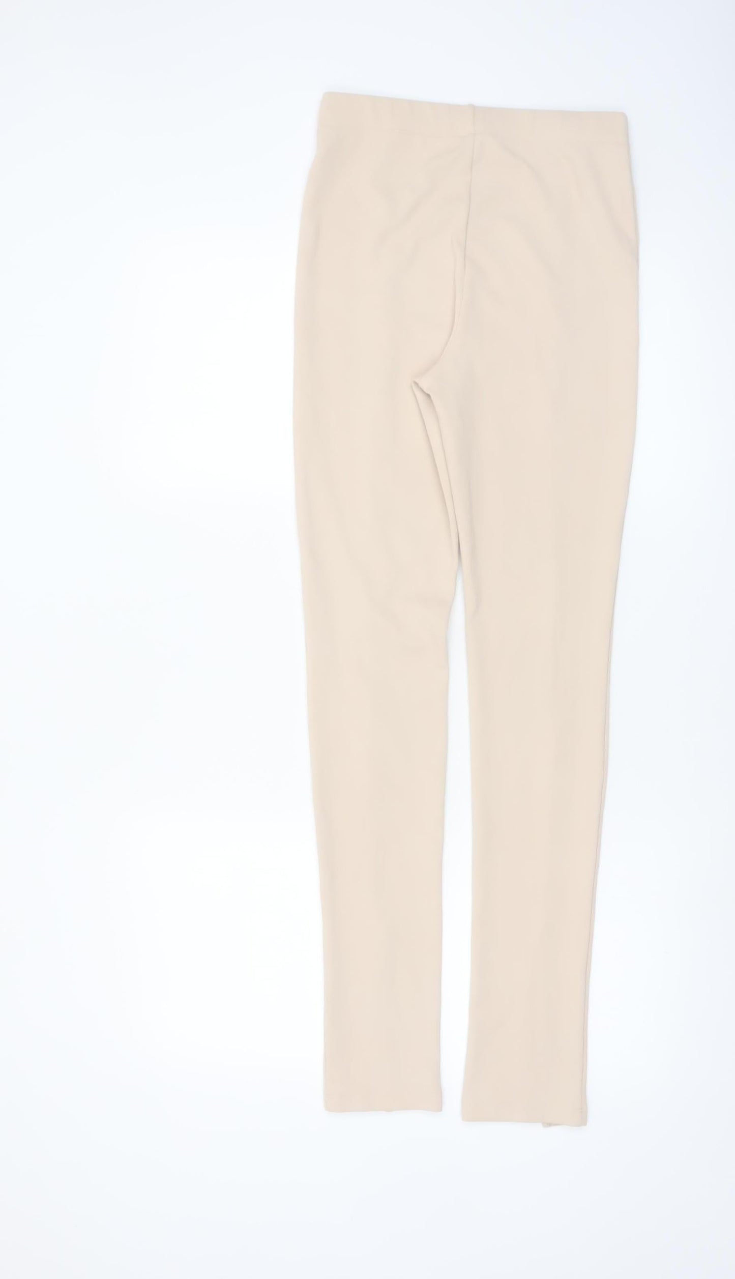 H&M Divided Womens Beige Slim Leggings Trousers Size S