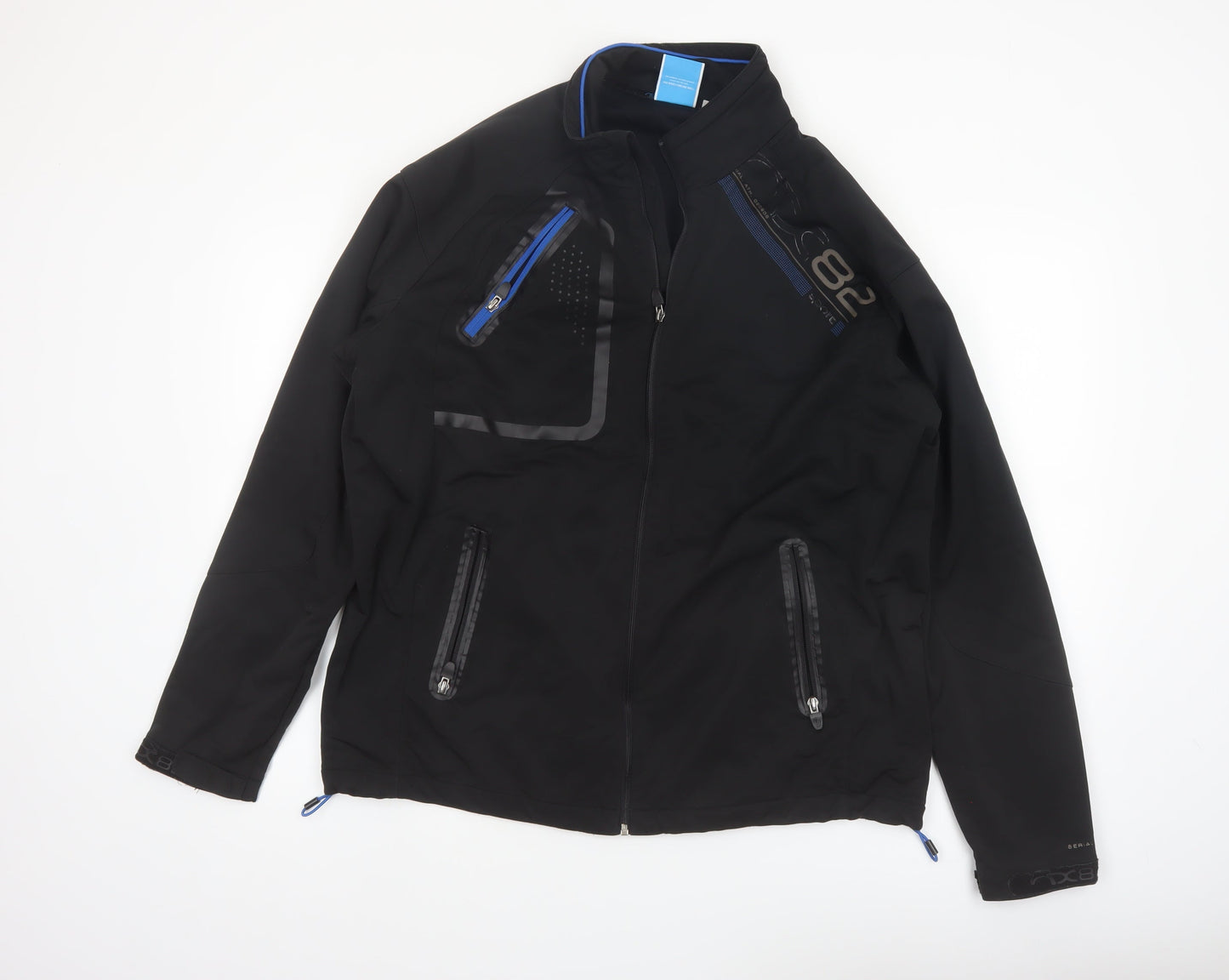 Next NX Sport Men's Black XL Softshell Jacket Windproof Water Resistant