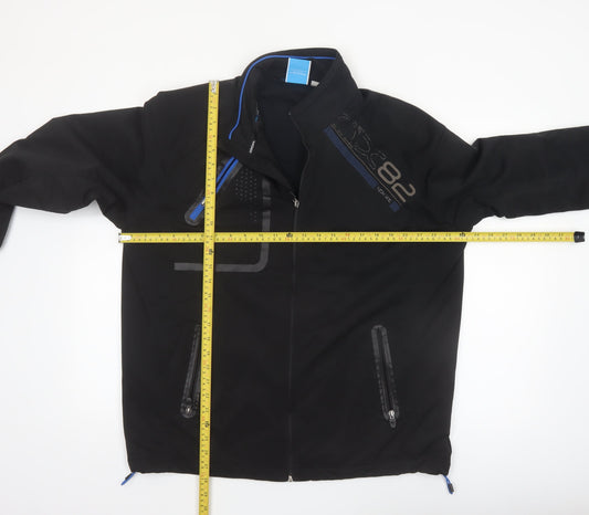 Next NX Sport Men's Black XL Softshell Jacket Windproof Water Resistant