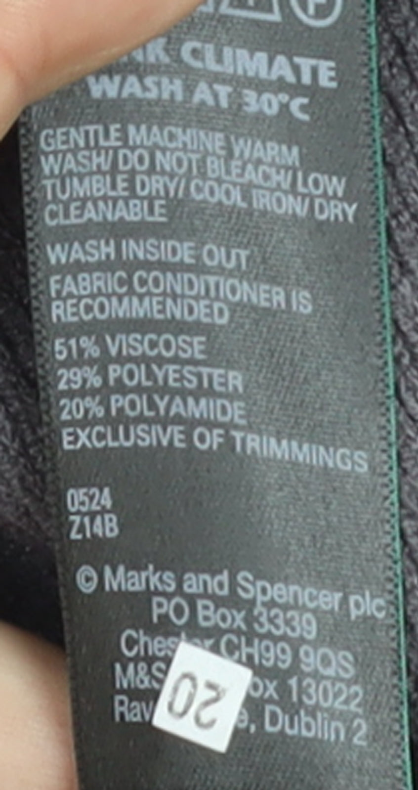 Marks and Spencer Women’s Grey Knit Cardigan Size 18 Long Sleeve Open Front